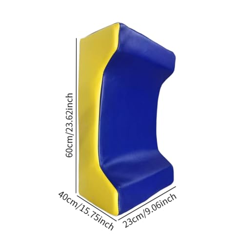 Football Tackle Shield Wedged Blocking Pad Rugby Bumping Training Equipment with Handles Cotton Microfiber Suitable for Athlete - color: Teenager