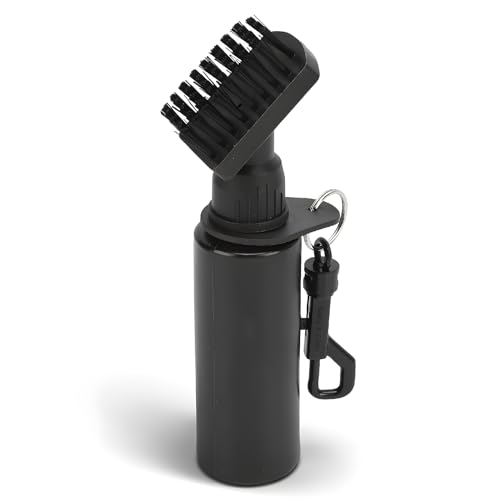 Portable Essential Cleaner Brush with Clip, 100ml Squeeze Water Bottle, Plastic Cleaning Tool for Deep Cleaning, Men and Women