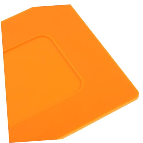 2pcs Baseball Training Flat Markers Set, Portable Rectangular Agility Court Spots, Orange Boundary Line Markers for Gym, Soccer, Basketball, Volleyball Sports Training