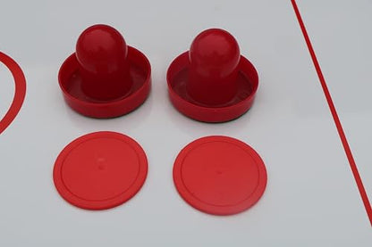 48" Combo Game Table Set, Portable Pool Table with Glide Hockey and Table Tennis Top, Small Pool Table for Home Game Room, Indoor Ping Pong Tables, Includes Cue Sticks Balls Paddles Net