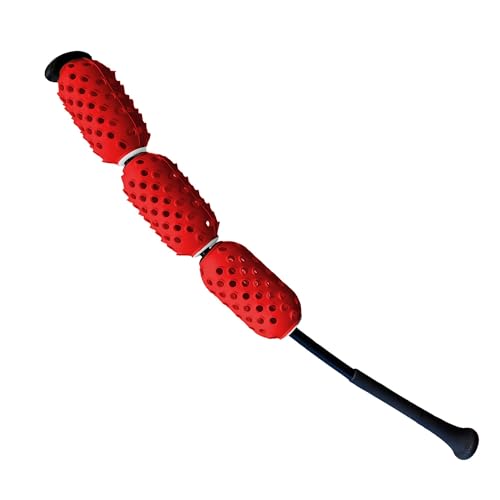 Aero Swing Baseball & Softball Swing Trainer – Air Resistance Bat Speed Trainer, Improves Swing Speed Up to 20 MPH, Batting Aid for Youth & Adults, On-Deck Warm-Up Bat - color: All Red, size: AERO-BAT Standard