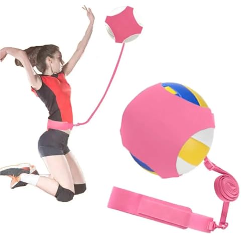 2/5set Elasticity Volleyball Training Kit Improves Dribbling Skills Soccer Aid Spike Trainer Adjustable - color: Black, size: 2set