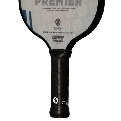 Onix Evoke Premier Professional Tournament Pickleball Paddle Composite Face Impact Paddle Shape - color: Blue - Evoke Premier, size: Medium, style: 14mm