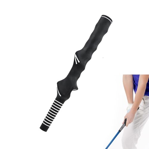Right-Handed Golf Club Grip Trainer, Golf Swing Training Grip, Practice Aid RH Practice Aid Golf Swing Trainer Accessories, Help Kids and Woman Beginner Learn Correct Grip Posture