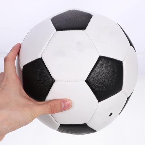 Operitacx Size 5 Pu Soccer Ball, Machine Sewn Football for Training and Match Play, Sturdy Outdoor Soccer Ball Suitable for Adult and Youth Practice