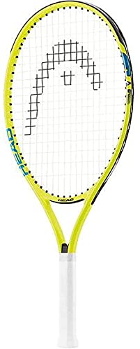 HEAD Speed 23 Junior Pre-Strung Tennis Racquet, Lightweight Youth Tennis Racket for Kids & Beginners, Durable Aluminum Frame, Age 6-8, 23 inch, Yellow