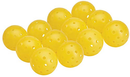 Tourna Strike Outdoor Pickleballs (12 Pack) - USAPA Approved, Optic Yellow (PIKL-12-OY-O) - style: 12 Pack
