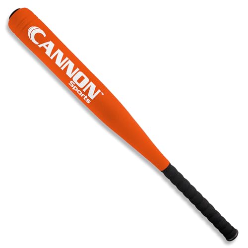 Cannon Sports Foam Baseball Softball Bat - 29-Inch Padded Training Bat with Strong Poly-Core – Soft Foam Practice Bat - color: Orange, size: 1 Bat