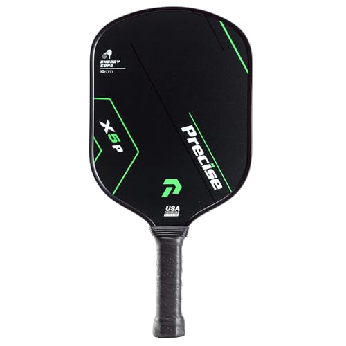 Precise Carbon Fibre Pickleball Paddle – USAPA Approved – Honeycomb Core – Smooth or Textured Surface Options – Comfort Grip – Indoor & Outdoor Racket