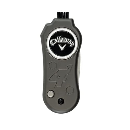 Callaway 4-in-1 Blade Divot Repair Tool - Black Switch Blade 4-Function Golf Divot Tool