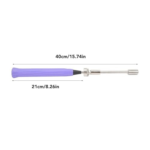 Professional Badminton Swing Trainer for Strength and Skills Improvement Adjustable Magnetic Feedback System Stainless Steel Portable Training Equipment for Beginners Adults Kids