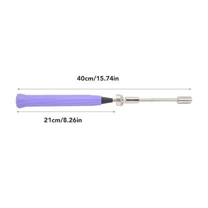 Professional Badminton Swing Trainer for Strength and Skills Improvement Adjustable Magnetic Feedback System Stainless Steel Portable Training Equipment for Beginners Adults Kids