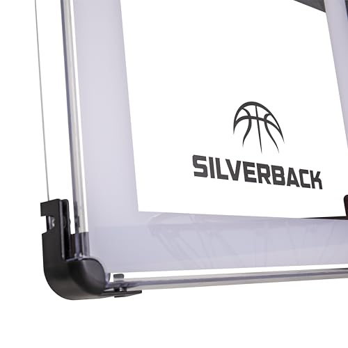 Silverback NXT 54" Wall Mounted Basketball Hoop, Indoor / Outdoor Basketball Hoop with QuickPlay Design - color: Fixed Height