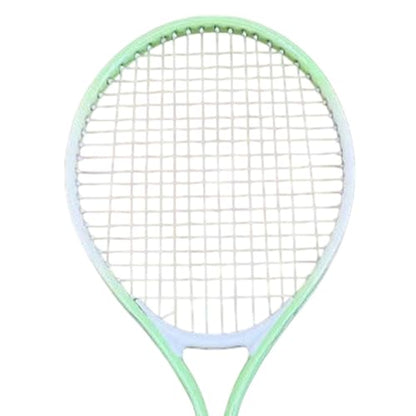 predolo Tennis Racket Featuring Comfortable Grip and Nylon Strings for Beach Practice, Green