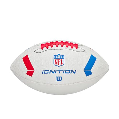 WILSON NFL Ignition Footballs - color: White, size: Junior - Ages 9-12, style: NFL Ignition