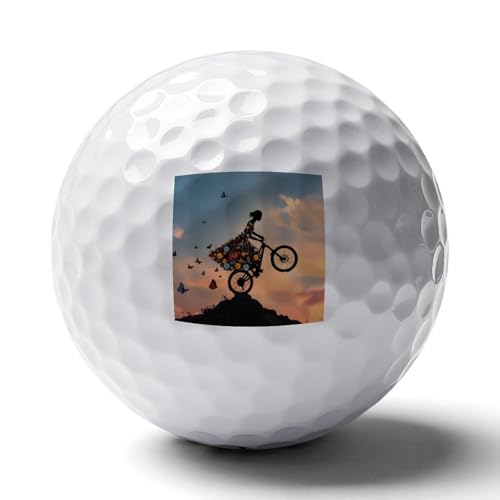Bike Bicycle Ride Golf Ball Soft Feel Golf Practice Balls for Golfs Course Daily Training