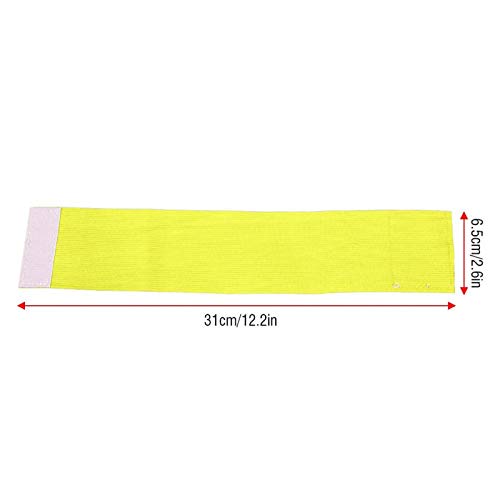 Outdoor Team Sports Yellow Captain Armband, Adjustable Elastic Soccer Player Bands for Adult Youth