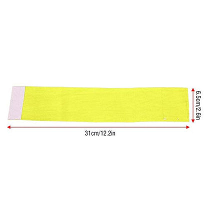 Outdoor Team Sports Yellow Captain Armband, Adjustable Elastic Soccer Player Bands for Adult Youth