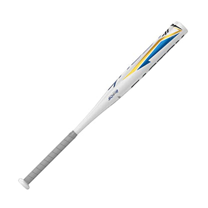 Easton | Ghost Youth Fastpitch Softball Bat | Approved for All Fields | -11 Drop | 1 Pc. Aluminum - color: White/Gold, size: 30 Inch
