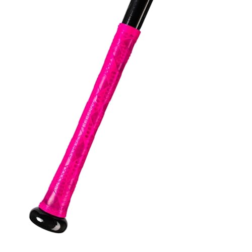 StickGrip X Series (10") - Baseball and Softball Grip, Premium Sports Accessories,Enhanced Texture for Optimal Performance, Weather Resistant - color: Neon Pink