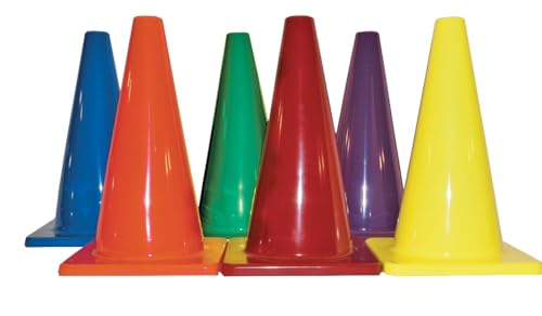6-Color Set 18" Vinyl Cones