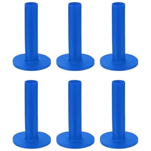Rubber Golf Practice Tee, Rubber Driving Tee-Fitting for (Indoor/Outdoor/Golf Hitting Mats/Courses/Backyards/Lawns) - color: Blue, size: 3.3 Inch