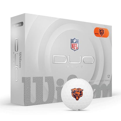 WILSON 2025 Duo Soft NFL Golf Ball - 12 Balls, White, Atlanta Falcons - color: Chicago Bears