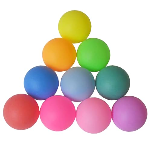 YYaaloa Balls Table Tennis Balls Ping Pong Balls,40mm Table Tennis Ball Colorful Plastic Balls for Game,Party,DIY Arts Craft Pet Toy - color: Vivid Color, size: 50pcs
