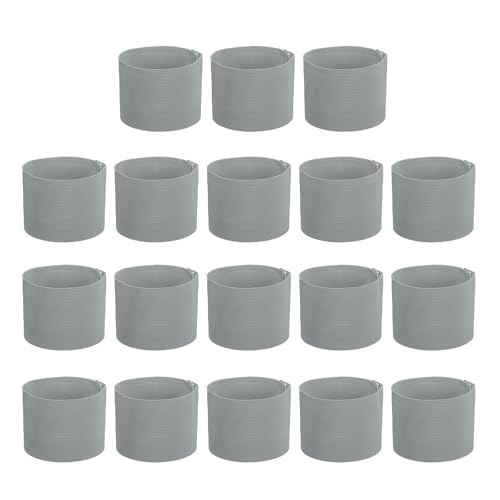 PATIKIL Soccer Captain Armband, Captain Arm Bands for Soccer Elastic Captain Arm Band Sports Captain Armbands for Youth Adult Football Team Training - color: Light Grey