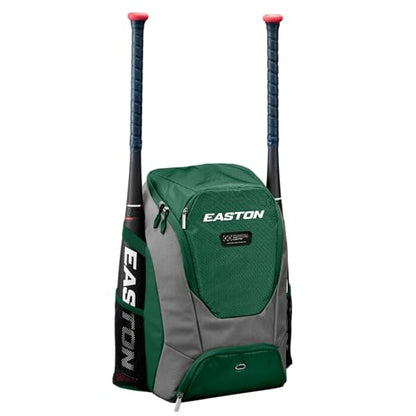 Easton Dugout Backpack Equipment Bag | Baseball & Softball | Multiple Colors - color: Green