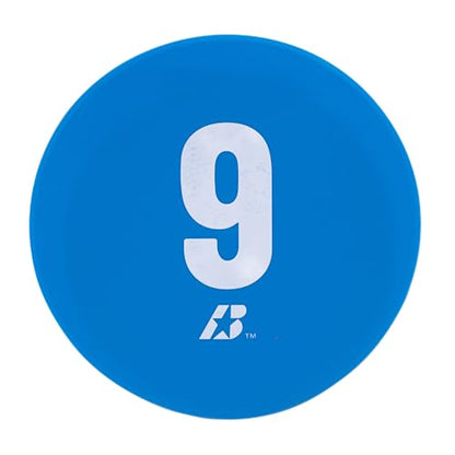 Baden | Skilcoach Rubber Shooter's Hand Basketball + 10 Count Sport Trainer Spot Markers + Pump - size: 27.5"