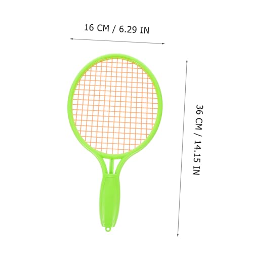 Sosoport Outdoor Tennis with Soft Balls Durable Plastic Racket for Boys and Safe Non Scratch Design for Indoor and Outdoor Sports Play