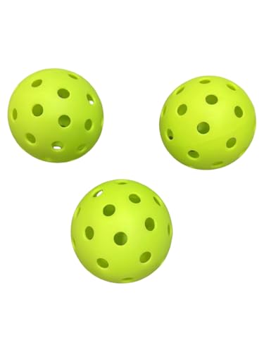 4-Pack Green X-40 Pickleball Balls 74mm Diameter 40 Holes Outdoor Pickleball Balls