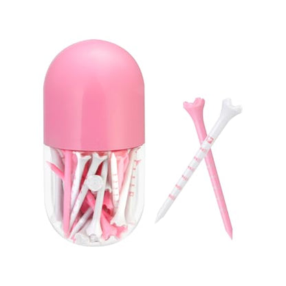 50 Pcs Pink Golf Tees 2-3/4" - Funny Golf Accessories for Women, Durable and Stylish Golf Tees for Fun and Functional Play