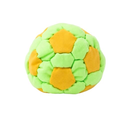 Footbag Hacky for Adults 6cm / 2.37" Plush Soft Soccer Balls - Safe Indoor & Outdoor Play - Super Quiet Stuffed Kickball for Home & Garden (No Hard Plastic) - color: A02