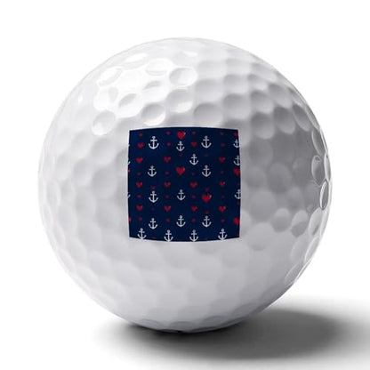 Anchores Heart Golf Ball Soft Feel Golf Practice Balls for Golfs Course Daily Training