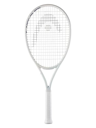HEAD PWR 110 Tennis Racquet – Lightweight Oversized Frame for Beginner & Intermediate Players, Extended Length (27.4 in), Strung Mid Tension with Velocity 16G String, 4 1/8" Grip - size: 4 1/8