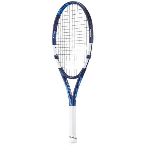 Babolat, Tennis Racket Drive Junior, One Size, Blue/Red, Graphite and Aluminium Composite Frame, Lightweight 230g, Ideal for Young Players 9-11 Years