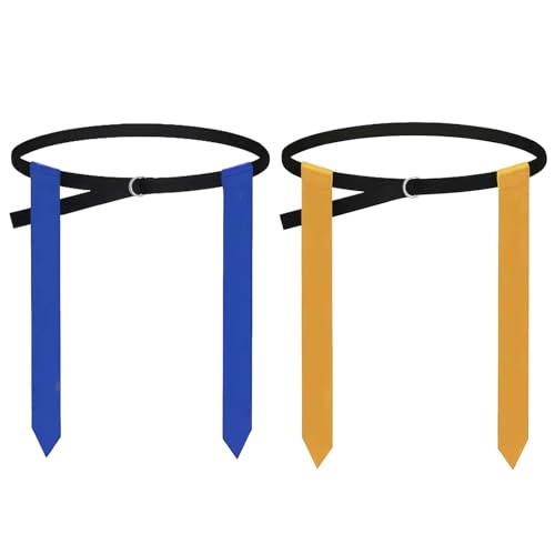 Flag Football Belt,Adjustable Flag Football Belt with Belt and Flags,for Youths,Adults