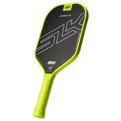 Selkirk Sport SLK Halo Raw Carbon Fiber Pickleball Paddle | Power, Pro and Control Pickleball Paddles | T700, 18K Ultraweave, Aramid Fiber LinkWeave | Designed & Controlled in USA - color: Power | Green | 2025, size: XL (Elongated Shape)
