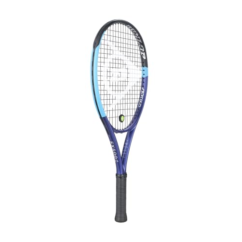 Dunlop Sports FX 500 PRE-Strung Junior Tennis Racket, Blue/Black V26 - style: FX 500 Junior V26 - 26" Length