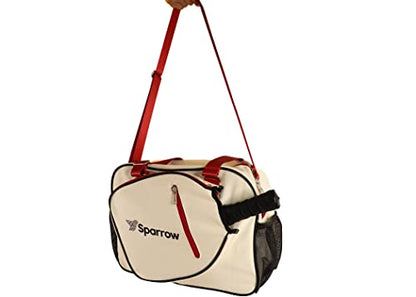 Pickleball Bag - Sports Bag For Gear, Gym Essentials - Adjustable Strap, Mesh Pockets, Pickleball Paddle Compartment With Cover - Stylish Retro Look - 20x8x12" - color: Red