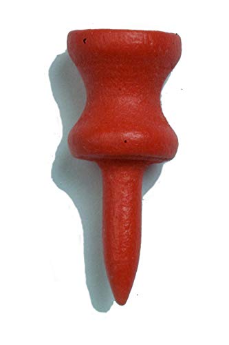 1" Step Down Tees - Pack of 100 - color: Red