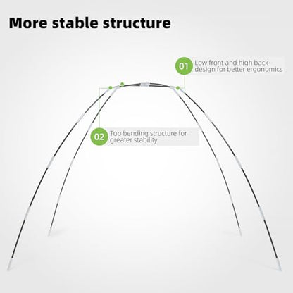 Golf Net - Upgraded All-in-One 10x7ft Golf Practice Net with 5 Real Balls, Tri-Turf Mat and Portable Bag, Durable Hitting Nets for Backyard Driving Swing Outdoor