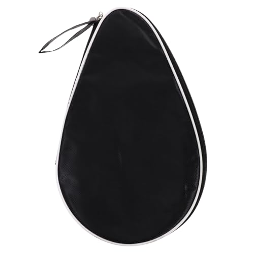 Sosoport Reusable Oxford Cloth Table Tennis Racket Bag Practical Fixed Storage Case Organizing Bag for Pong Paddle Protection and Sports Use