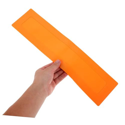 Beaupretty 2pcs Rectangular Volleyball Court Markers Portable Agility Training Spots High Visibility Orange Boundary Markers for Sports and Gym Use