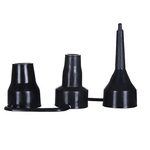 Air Pump Replacement Nozzles, 3 Pack Inflatable Pump Nozzles Head, Air Pump Inflator Adaptor Accessory for Partial Air Bed, Air Mattress etc