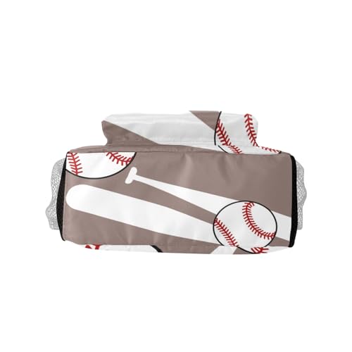 Baseball Sport Brown Personalized School Backpack for Teen Kid-Boy/Girl Primary Daypack Travel Bookbag - color: Option 21
