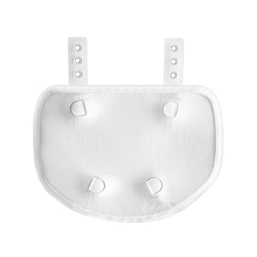 Football Back Plate, Football Low Back Pad, Rear Protector Lower Back Pads+ Towel - color: White, size: Large