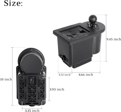 10L0L Golf Cart Ball Washer, Golf Club Head Cleaner for Yamaha, EZGO, Club Car, Star EV-Universal & Detachable